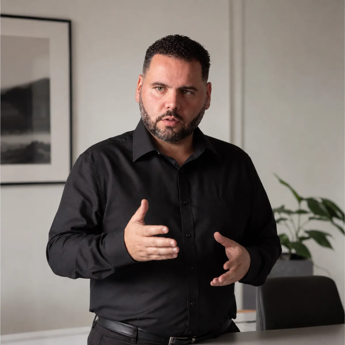 Leonardo Godoy explicando o método em mentoria